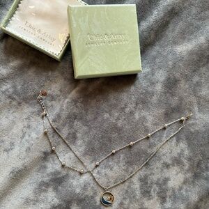 Chic & Artsy Silver Layered Anklet – Double Chain – Charm